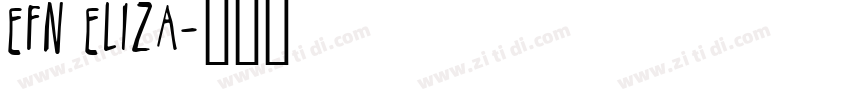 EFN Eliza字体转换